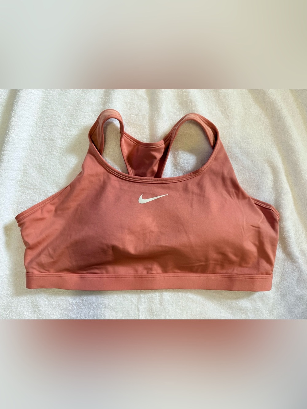1x Nike Racerback Sports Bra in Dusty Rose kinda Pinkish peach